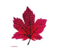 Toppa Ricamata 3 pezzi trasferimenti di calore foglia d'acero applique ricamato il ferro sulle toppe for vestiti t-shirt cucito mestiere applicazione abito fai da te(O802)