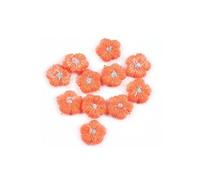 Toppa Ricamata 50 pz 10.5mm fiore multicolore patch mini appliques ricamo fai da te artigianato accessori for cucire vestiti decorazioni materiali fatti a mano(2)