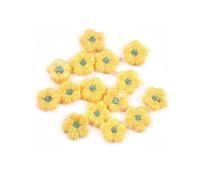 Toppa Ricamata 50 pz 10.5mm fiore multicolore patch mini appliques ricamo fai da te artigianato accessori for cucire vestiti decorazioni materiali fatti a mano(1)