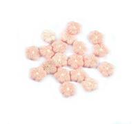 Toppa Ricamata 50 pz 10.5mm fiore multicolore patch mini appliques ricamo fai da te artigianato accessori for cucire vestiti decorazioni materiali fatti a mano(6)