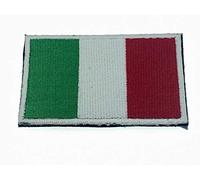 Toppa ricamata con bandiera italiana italiana per Airsoft Paintball