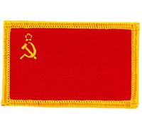 Toppa Ricamata con Bandiera URSS CCCP, Russia, Unione Sovietica. Termoadesiva