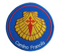 Toppa ricamata con cammino francese (8,9 cm), da applicare con ferro da stiro, da cucire o applicare con ferro da stiro, per viaggi in Europa, souvenir