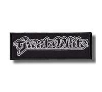Toppa ricamata con scritta "Great White Band"