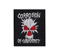 Toppa ricamata con scritta in lingua inglese “Corrosion of Conformity”