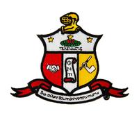 Toppa ricamata con stemma della confraternita Kappa Alpha Psi Desert Cactus da 5 pollici, da cucire o stirare, per giacca, blazer greco, borsa, c