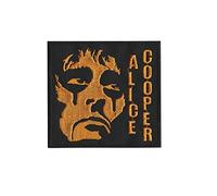 Toppa ricamata da applicare con ferro da stiro Alice Cooper, accessorio souvenir