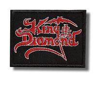 Toppa ricamata da applicare con ferro da stiro, motivo: King of Diamond