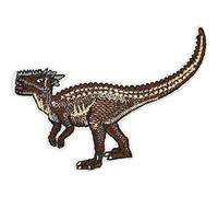 Toppa ricamata da applicare con ferro da stiro o cucitura - Dracorex per bambini - Patch con immagine di dracorex da stirare | Ricami dinosauri per abbigliamento - Fregio da cucire | 100x60mm