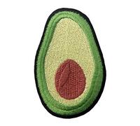 Toppa ricamata da applicare con ferro da stiro o cucitura, tema: Avocado