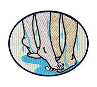 Toppa ricamata da applicare con ferro da stiro o cucitura, tema: L'amore e il sesso