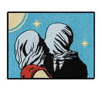 Toppa ricamata da applicare con ferro da stiro o cucitura, tema: Lo strano amante