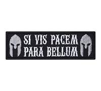 Toppa ricamata da applicare con ferro o cucitura: Patch - Flagge Toppa da cucire con bandiera della (Si vis pacem para bellum (Gladiator) - Patch)