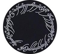 Toppa ricamata Elfi "Un Anello per domarli tutti" Patch Elfi Fanart Elfi | Fantasy Patch da cucire/applicare con ferro | Anello di Sauron Applicazione per tutti i tessuti | 90x90mm