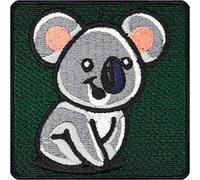 Toppa ricamata ferro o cucitura KOALA | patch per bambini da annodare/stirare | adesivo Australia per la protezione del clima | opera d'arte ricamata da annodare/stirare | 75x75mm