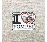 Toppa ricamata - I Love Pompei (Italia)