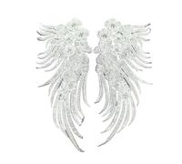 Toppa ricamata in tessuto for accessori for capelli con spilla in pizzo 3D(A Pair 01)