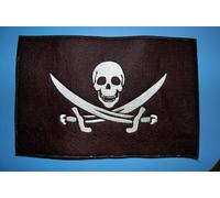 Toppa ricamata Pirata con spade grande