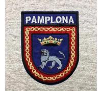 Toppa ricamata - Stemma di Pamplona (Spagna)