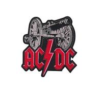 Toppa ricamata termoadesiva a forma di cannone ACDC ACDC, accessorio souvenir