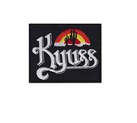 Toppa ricamata termoadesiva con Kyuss Stoner Rock Band, accessorio souvenir