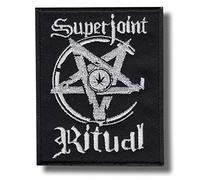 Toppa ricamata termoadesiva con motivo rituale Superjoint