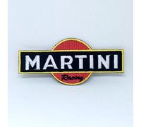 Toppa ricamata termoadesiva con scritta "Martini Racing"