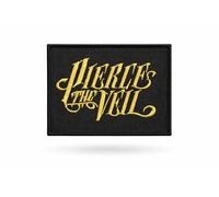 Toppa ricamata termoadesiva con scritta "Pierce The Veil Post Hardcore"