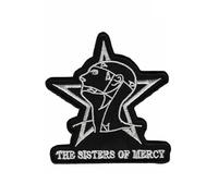 Toppa ricamata termoadesiva con scritta "The Sisters of Mercy Rockband_2"