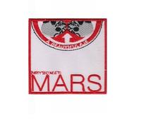 Toppa ricamata termoadesiva con scritta "Thirty Seconds to Mars Alte"