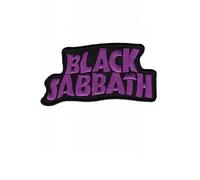 Toppa ricamata termoadesiva, motivo: Black Sabbath Never Say Die