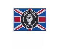 Toppa ricamata termoadesiva Northerm Soul Northern Keep The Faith