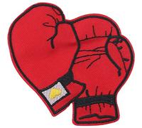 Toppa ricamata Toppe per guantoni da boxe rosse Toppe adesive in stoffa per applique Toppe decorative per borse e vestiti