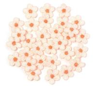 Toppa ricamata Toppe Ricamate a Fiori 30 pz 1,5 cm Multicolor(Color1)