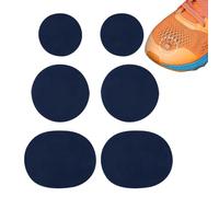 Toppa Rotonde Adesiva Per Scarpe, 6 Pezzi Toppa Per La Riparazione Del Buco Scarpe Per Punta Tela Tallone, Punta Scarpe Interno,adesivi Per Riparazione Scarpe Da Ginnastica, Scarpe In Pelle