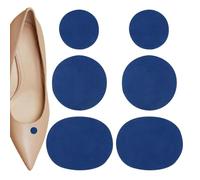 Toppa Rotonde Adesiva Per Scarpe, 6 Pezzi Toppa Per La Riparazione Del Buco Scarpe Per Punta Tela Tallone, Punta Scarpe Interno,adesivi Per Riparazione Scarpe Da Ginnastica, Scarpe In Pelle