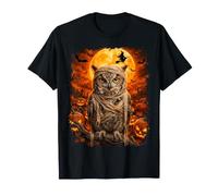 Toppa Screech Owl Mummy in Creepy Pumpkin nella Notte di Halloween Maglietta