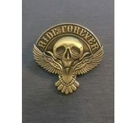 Toppa spilla RIDE FOREVER MOTOCYCLE CLUB BIKER nuova alta qualità Hell's Angels