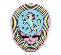 Toppa SYF con unicorno iridescente dei Grateful Dead