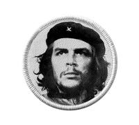 Toppa termoadesiva con abbigliamento rotondo, 7 cm, che guevara comunista Cuba Activiste - Patch da stirare per riparazione o personalizzazione - Borsa jeans stampa in Francia