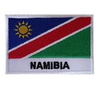 Toppa termoadesiva con bandiera della Namibia, da cucire sui vestiti, in Sudafrica africana, ricamata
