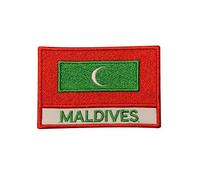 Toppa termoadesiva con bandiera nazionale delle Maldive
