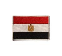 Toppa termoadesiva con bandiera nazionale dell'Egitto