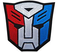Toppa termoadesiva con logo ricamato, motivo: Transformers