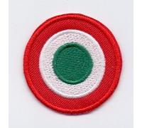 Toppa termoadesiva con ricamo Coccarda Italiana