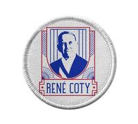 Toppa termoadesiva con rivestimento rotondo, 7 cm, stile politico, chic, di lusso, per riparazione o personalizzazione, con stampa in Francia