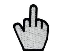 Toppa termoadesiva - Cursore del mouse ribelle | Toppa piccola a dita medie, mini termoadesiva per motociclisti, Toppe Stinkefinger Toppe Finally Home