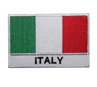 Toppa termoadesiva da cucire con bandiera nazionale dell'Italia