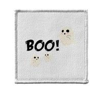 Toppa termoadesiva da indossare 7 x 7 cm. Little Ghosts Halloween Drawing Cute - Patch da stirare per riparazione o personalizzazione - Borsa jeans stampa in Francia