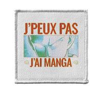 Toppa termoadesiva da indossare 7 x 7 cm, motivo: J'peux Pas je ai Manga Saitama Anime Otaku Manga Fanart - Patch da stirare per riparazione o personalizzazione - Borsa jeans stampa in Francia